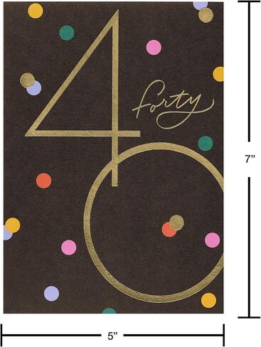 Papyrus 40th Birthday Card for Women, Perfect for Friends or Daughter (Best Decade Yet) in Saudi Arabia