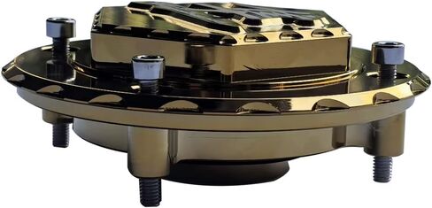 Gold Chrome Gas Fuel Tank Cap Cover Compatible with Suzuki Hayabusa GSXR1300 1999-2007 in Kuwait