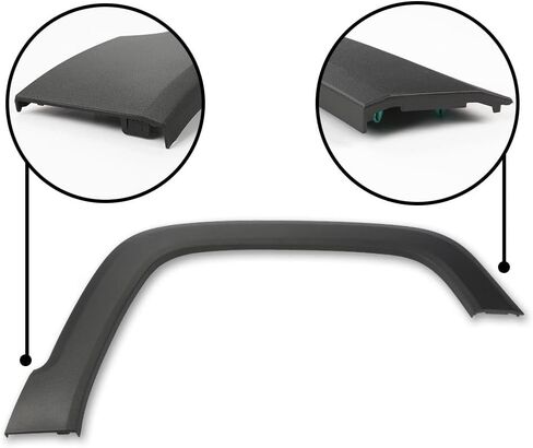 G-PLUS Front Right Fender Flare Compatible with Jeep Renegade 2015-2021 Wheel Arch Fender Molding Trim Textured Black 5XB67LXHAA, CH1790104 in Saudi Arabia