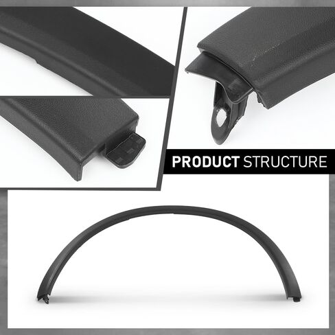 LQI Fender Flare Front Left Driver Side Compatible with Porsche Cayenne 2011-2018 95855972720, 958-559-727-20, 958559727209B9 Black Fender Wheel Arch Trim in Saudi Arabia