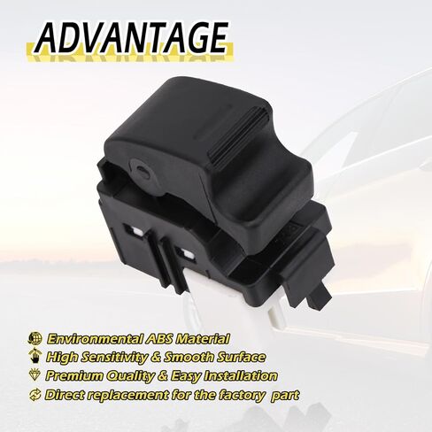 Power Window Switch Button Rear Front Passenger Side Compatible with Toyota Tundra Sienna Solara Matrix Corolla 4Runner RAV4 Tacoma 1993-2011, Scion xA xB tC, Geo Prizm Replace OE 84810-12080 in Saudi Arabia