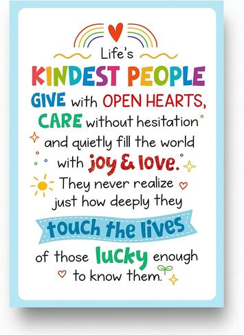 Decorably Glitter 5x7in Individual School Counselor Appreciation Card with Matching Envelope & Stickers for Teacher, Social Workers, Friends, & Kindest Person, with Printed Message Inside - Gifting in Saudi Arabia