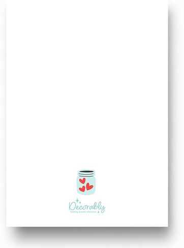 Decorably Glitter 5x7in Individual School Counselor Appreciation Card with Matching Envelope & Stickers for Teacher, Social Workers, Friends, & Kindest Person, with Printed Message Inside - Gifting in Saudi Arabia