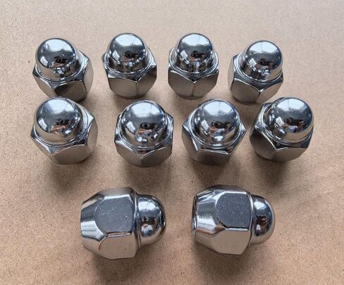 10PCS M12-1.5 Acorn Wheel Lug Nuts 52950-M1000 21mm Hex, 31.5mm Length Replacement for Select Hyundai Tucson Santa Fe Accent Sonata Kia Rio Sorento Optima Sportage in Saudi Arabia