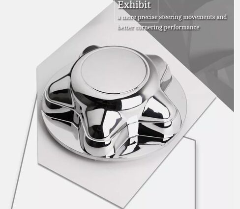 2pcs 7" Chrome Wheel Hub Cap Center Cover Fit for 97-03 Ford F150 Expedition Rim (Silver 2pcs) in Saudi Arabia