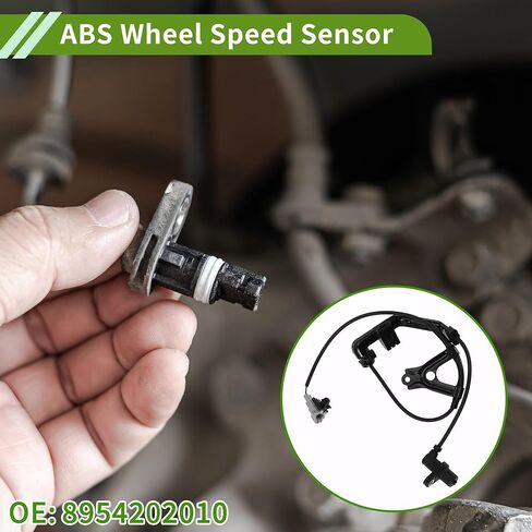 No.8954202010 ABS عجلة السرعة سينور لتويوتا كورولا 1996-2002 1.6L 1.8L الجبهة اليمنى ABS الاستشعار نظام الفرامل المضادة للانغلاق الاستشعار 1 قطعة in Saudi Arabia