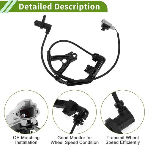 No.8954202010 ABS عجلة السرعة سينور لتويوتا كورولا 1996-2002 1.6L 1.8L الجبهة اليمنى ABS الاستشعار نظام الفرامل المضادة للانغلاق الاستشعار 1 قطعة in Saudi Arabia
