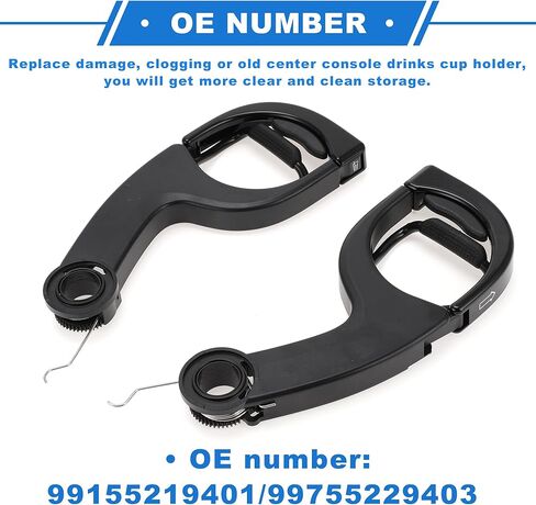 Cup Holder Compatible for Porsche Cayman Boxster 911,Durable Black Center Console Drinks Cup Holder in Saudi Arabia
