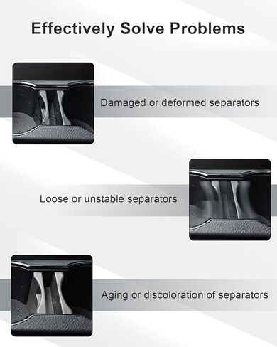 Center Console Cup Holder Insert Divider Set Fit for Toyota Corolla 1.8L 2014 2015 2016 2017 2018 Replace 55618-02300-C0 5561802300C0,Black in Kuwait