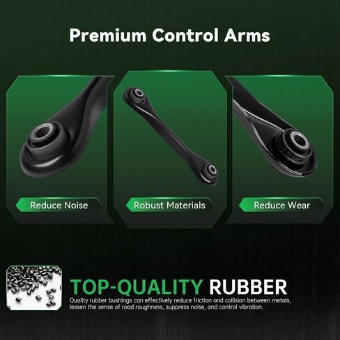 Rear Lower Forward Control Arm Fit For 13-18 Ford C-Max 00-18 Focus /04-13 Mazda 3 06-15 Mazda 5/07-13 Volvo C30 /06-13 C70 /05-11 S40 V50 AUQDD K660012 x2 Left Right Trailing Arm Suspension in Saudi Arabia