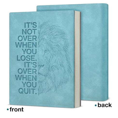 Inspirational Notebook It's Not Over When You Lose Lion Journal Motivational Gifts for Entrepreneurs Coworkers Friends in Saudi Arabia
