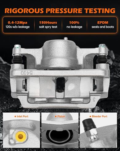 GAHA Front Right Brake Caliper w/Bracket Passenger Side 19B1833 for Acura EL 1997-2000, for Honda Civic 1996-2011, Honda Insight 2010-2014 in Saudi Arabia