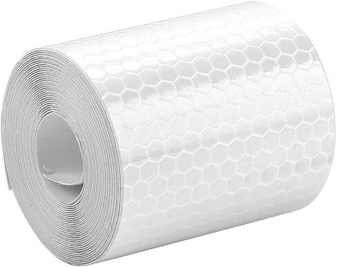 Reflective Tape Roll, 5cm x Silver Safety Sticker for Trailers, Cars, Trucks, Bikes, Motorcycles, Road Visibility in Saudi Arabia