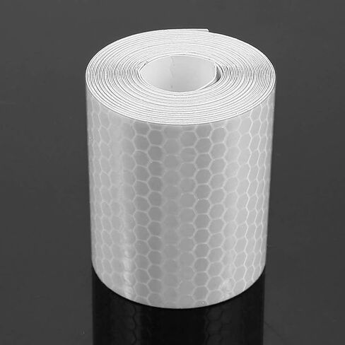 Reflective Tape Roll, 5cm x Silver Safety Sticker for Trailers, Cars, Trucks, Bikes, Motorcycles, Road Visibility in Saudi Arabia