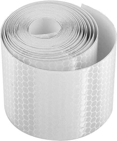 Reflective Tape Roll, 5cm x Silver Safety Sticker for Trailers, Cars, Trucks, Bikes, Motorcycles, Road Visibility in Saudi Arabia