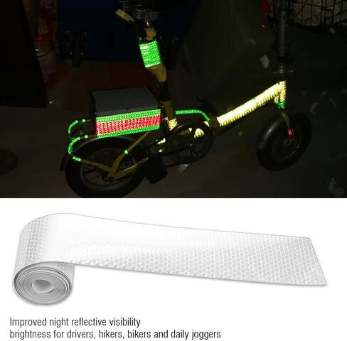 Reflective Tape Roll, 5cm x Silver Safety Sticker for Trailers, Cars, Trucks, Bikes, Motorcycles, Road Visibility in Saudi Arabia