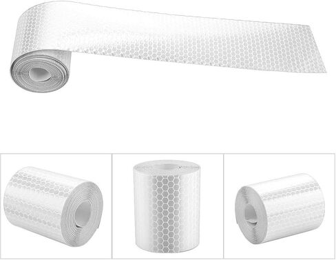 Reflective Tape Roll, 5cm x Silver Safety Sticker for Trailers, Cars, Trucks, Bikes, Motorcycles, Road Visibility in Saudi Arabia