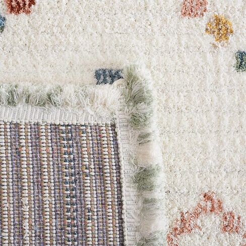 SAFAVIEH Marrakech Collection Runner Rug - 2'2" x 8', Ivory & Multi, Moroccan Boho Tribal Rustic Design, Non-Shedding & Easy Care, Ideal for High Traffic Areas in Living Room, Bedroom (MRK612A) in Saudi Arabia
