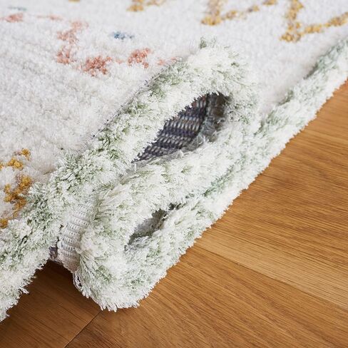 SAFAVIEH Marrakech Collection Runner Rug - 2'2" x 8', Ivory & Multi, Moroccan Boho Tribal Rustic Design, Non-Shedding & Easy Care, Ideal for High Traffic Areas in Living Room, Bedroom (MRK612A) in Saudi Arabia