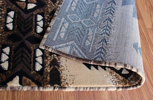 champion rugs Southwestern Navajo Aztec Native American Geometric Area Rug Berber (2 Feet X 7 Feet Runner) in Kuwait