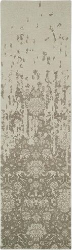 SAFAVIEH Restoration Vintage Collection Runner Rug - 2'3" x 8', Light Sage & Grey, Handmade Distressed Wool, Ideal for High Traffic Areas in Living Room, Bedroom (RVT104D) in Saudi Arabia