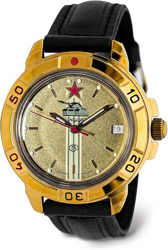 VOSTOK | Komandirskie Tank Commander Russian Military Mechanical Wrist Watch | Fashion | Business | Casual Men’s Watches | Model Series 072 in Saudi Arabia