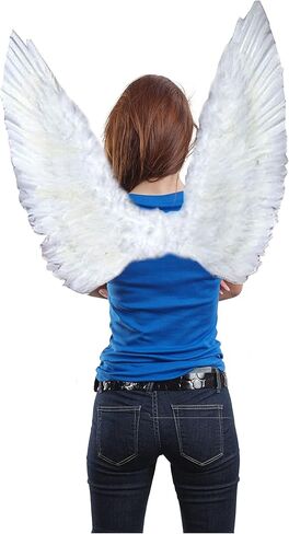 SACAS Large White Feather Angel Wings for Women Men and Teen Adults in Saudi Arabia
