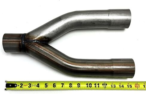 Exhaust Y Pipe 2.00 Single Inlet to 2.00 Dual Outlets WYP-200 Steel Wesdon Exhaust Y Pipe in Saudi Arabia