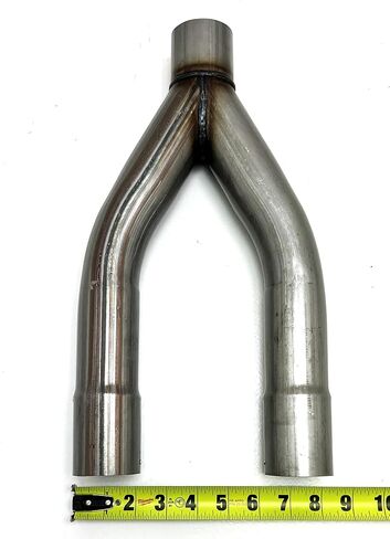 Exhaust Y Pipe 2.00 Single Inlet to 2.00 Dual Outlets WYP-200 Steel Wesdon Exhaust Y Pipe in Saudi Arabia
