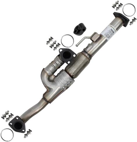 أنبوب العادم الأمامي المرن Y-Pipe متوافق مع 2007-2009 Acura MDX 3.7L | ستانلس ستيل | العادم الشمالي الشرقي | يتضمن الجوانات ومجموعة الترباس | قطع غيار السيارات | in Saudi Arabia