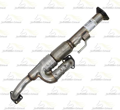 أنبوب العادم الأمامي المرن Y-Pipe متوافق مع 2007-2009 Acura MDX 3.7L | ستانلس ستيل | العادم الشمالي الشرقي | يتضمن الجوانات ومجموعة الترباس | قطع غيار السيارات | in Saudi Arabia