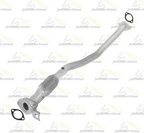 Exhaust Front Pipe Compatible for 2001-2005 Hyundai Accent 1.6L | Stainless Steel | Northeastern Exhaust | Free Gaskets Included | Automotive Replacement Part | Direct-Fit in Saudi Arabia