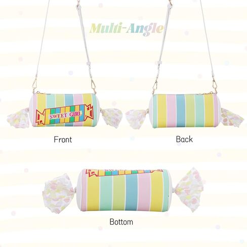 Oweisong Candy Purse for Women Novelty Unique Handbag Cute Fun Shape Rainbow Shoulder Crossbody Bag in Saudi Arabia