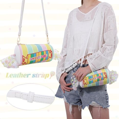 Oweisong Candy Purse for Women Novelty Unique Handbag Cute Fun Shape Rainbow Shoulder Crossbody Bag in Saudi Arabia