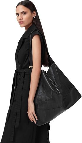 AllSaints Asha Eel Shoulder Black W229XD One Size in Saudi Arabia