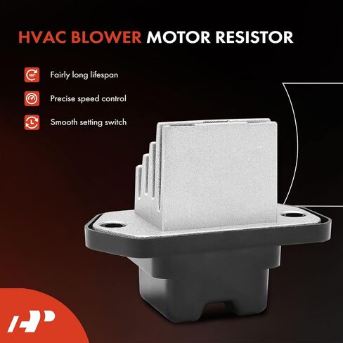 A-Premium HVAC Heater Blower Motor and Resistor Assembly Compatible with Honda, Acura Vehicles - Accord 2003-2007 Coupe, TL 2004-2008 Sedan - Front Side, Replace# JA1382, 79330S6M941, 2-PC Set in Saudi Arabia