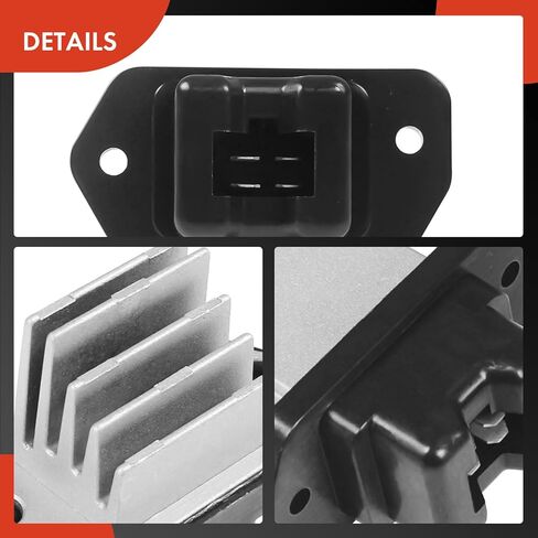 A-Premium HVAC Heater Blower Motor and Resistor Assembly Compatible with Honda, Acura Vehicles - Accord 2003-2007 Coupe, TL 2004-2008 Sedan - Front Side, Replace# JA1382, 79330S6M941, 2-PC Set in Saudi Arabia