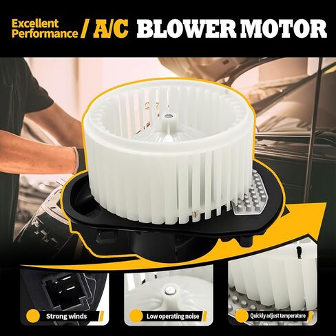 مروحة محرك منفاخ HVAC متوافقة مع كايين 2011-2018 طوارق 2011-2017 يستبدل 7P0820021 7P0820021B PM4090 95857234202 95857234201 95857234200 in Saudi Arabia