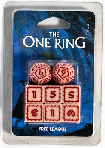 Impressions The One Ring RPG Dice Set, White in Kuwait
