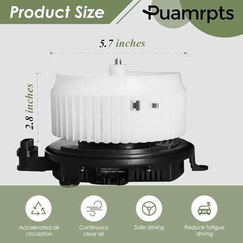 Brushless AC Heater Blower Motor with Solar Panel and Sunroof - Compatible with Toyota Prius 2010-2015, Prius Plug-in 2012-2015, Motor Fan# 700306 in Saudi Arabia