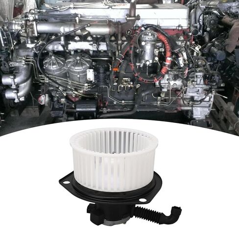 Heater Blower Motor, Strong Wind Output AC Blower Motor with Fan Cage Replacement Fits, Low Noise AC Heater Blower Motor, for Hino‑300/DUTRO XZU4 in Saudi Arabia
