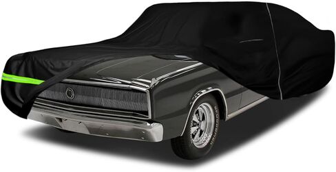 Waterproof Car Cover Compatible with 2004-2008 Chrysler Crossfire Accessories, All Weather Classic Car Covers with Inner Cotton&Zipper Door for Snow Rain Protection in Saudi Arabia