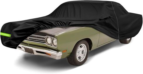 Waterproof Car Cover Compatible with 2004-2008 Chrysler Crossfire Accessories, All Weather Classic Car Covers with Inner Cotton&Zipper Door for Snow Rain Protection in Saudi Arabia