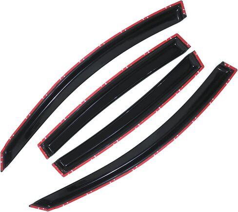 Outside Sun/Rain Guards Wind Deflector Compatible with 2004-2008 Nissan Maxima Smoke Window Visors 4pcs 94017 in Saudi Arabia