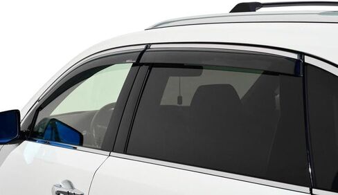WellVisors Window Visors Wind Deflectors Compatible with Acura 2014-2020 MDX with Chrome Trim Rain Guards 3-847AC008 in Saudi Arabia