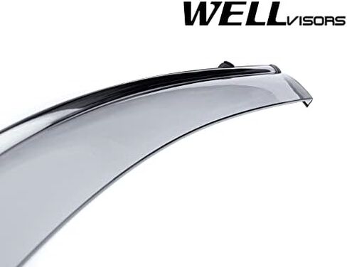 WellVisors Window Visors Wind Deflectors Compatible with Acura 2014-2020 MDX with Chrome Trim Rain Guards 3-847AC008 in Saudi Arabia