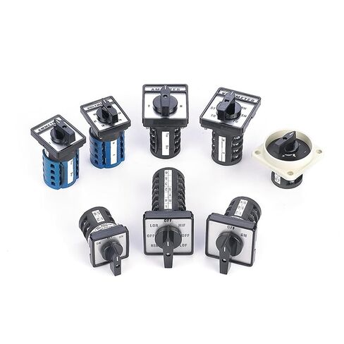 C178-4A Ammeter 4 Positions 4 Phases AC380V DC220V Motor Circuit Universal Changeover Rotary Knob Selection Cam Switch in Kuwait