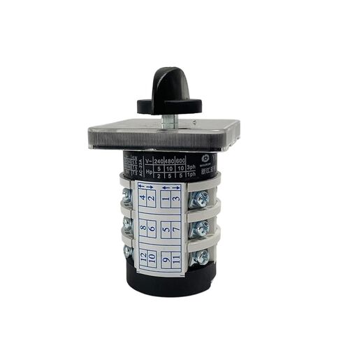 Cam Switch YMZ12-20/3 Electrical 3 Positions Silver Contact Latching 20A 690V 3 Poles Control Rotary Changeover Interuptor in Kuwait