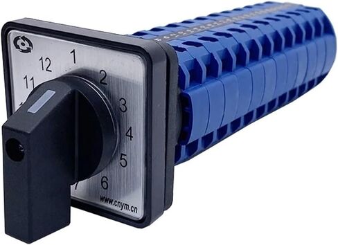 LW26-20/12 Cam Switch 1-12 Positions Universal Rotary Switches 12-Gear 12-Wire Twelve Poles Dual Power Motor Signal Control in Kuwait