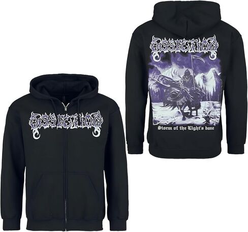 Dissection Men's Storm of The Lights Bane Zip Up Hoodie Black | Officially Licensed Merchandise in Saudi Arabia